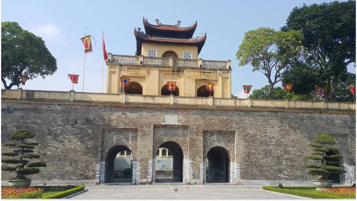 Imperial Citadel of Thang Long in Hanoi, Vietnam