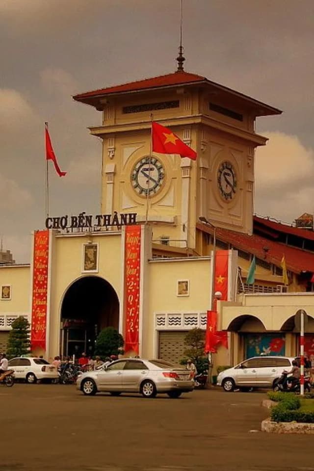 Ben Thanh Market in Ho Chi Minh City, Vietnam