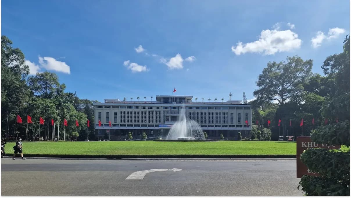Independence Palace, historic landmark in Ho Chi Minh City, Vietnam