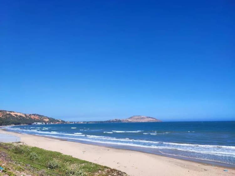 Beautiful sunrise over Mui Ne Beach, Vietnam