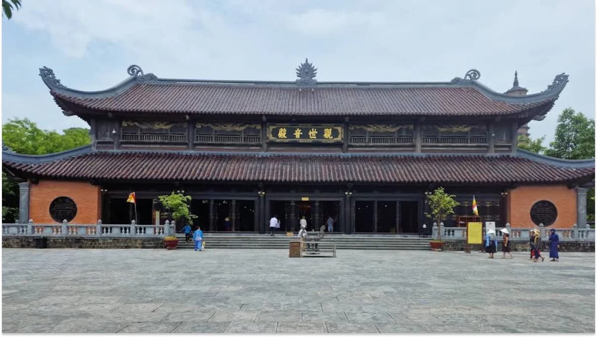 Bai Dinh Pagoda seen from above