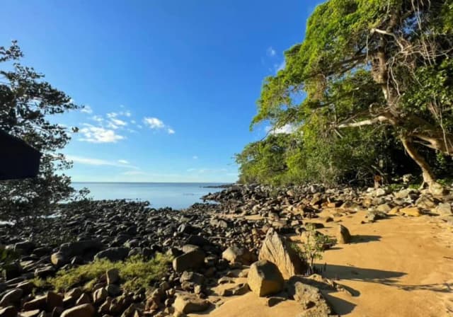 Scenic coastline of Con Dao Islands, Vietnam