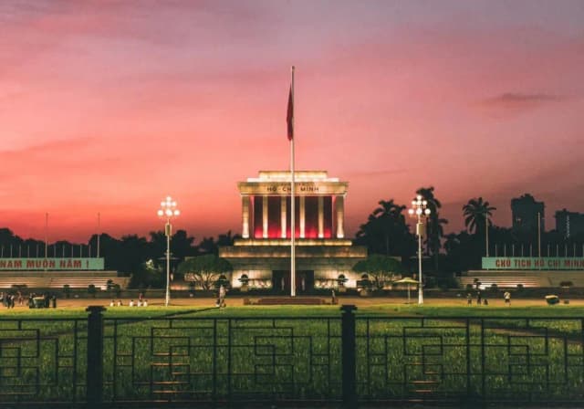 Ho Chi Minh Mausoleum – the resting place of President Ho Chi Minh and an iconic landmark in Hanoi, Vietnam