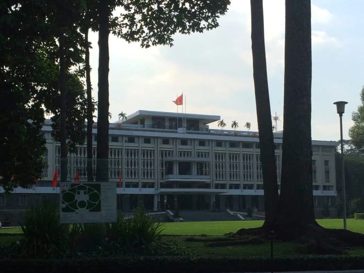 Independence Palace building in Ho Chi Minh City, Vietnam