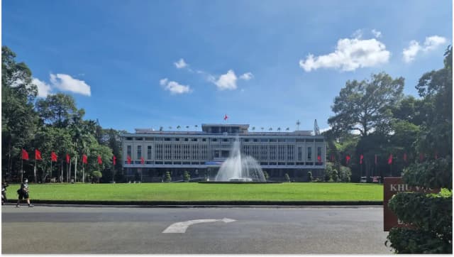 Independence Palace – a historic landmark and former presidential residence in Ho Chi Minh City, Vietnam