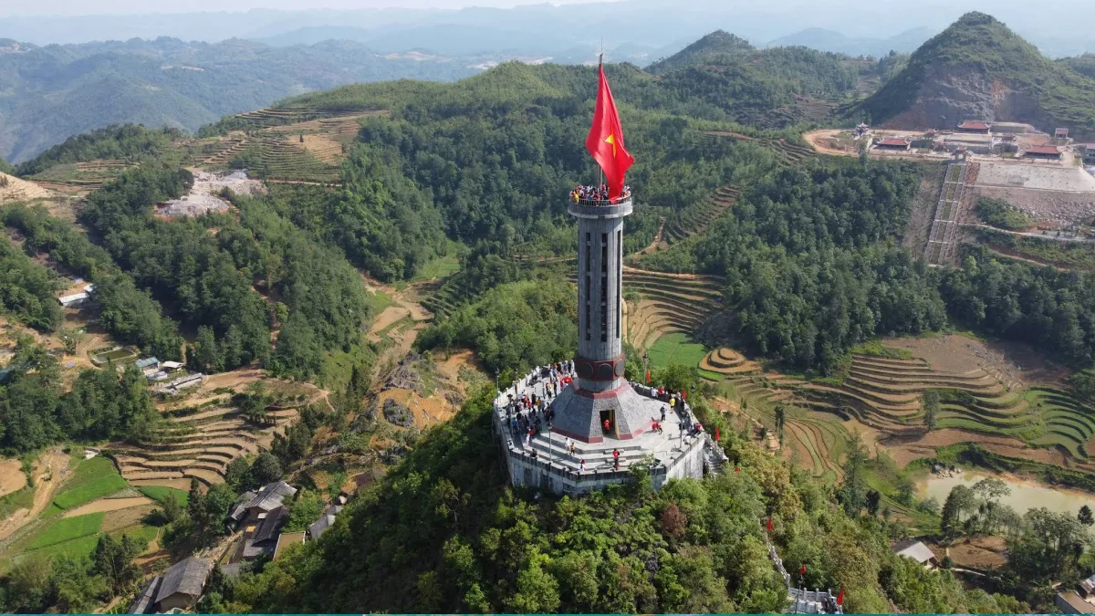 Lung Cu Flag Tower – the northernmost point of Vietnam in Ha Giang
