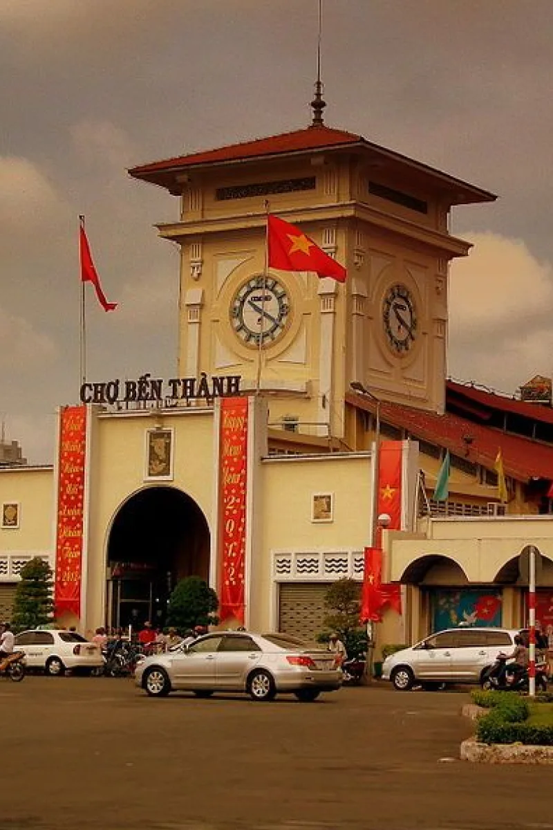 Ben Thanh Market in Ho Chi Minh City, Vietnam