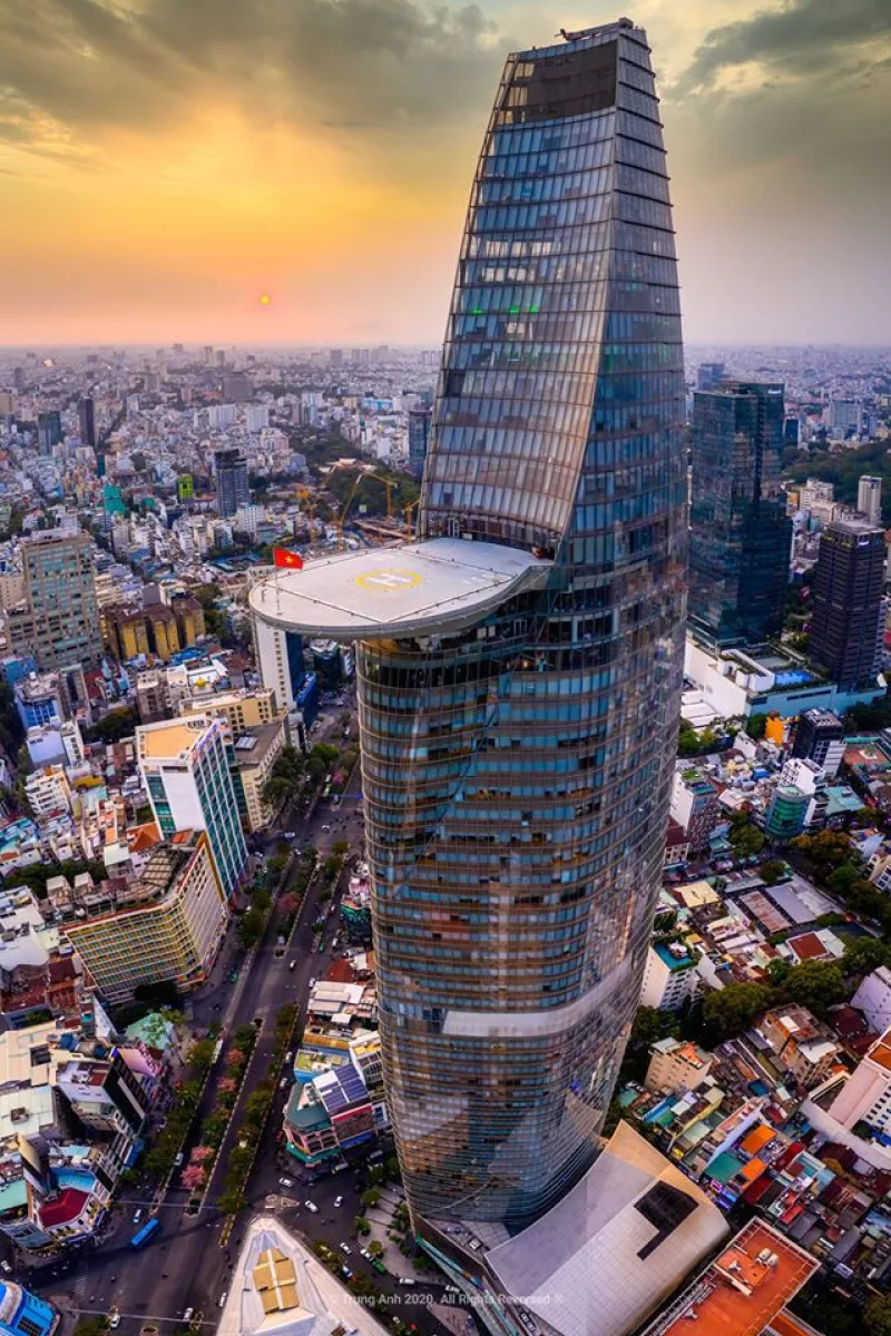 Landmark 81 skyscraper in Ho Chi Minh City, Vietnam
