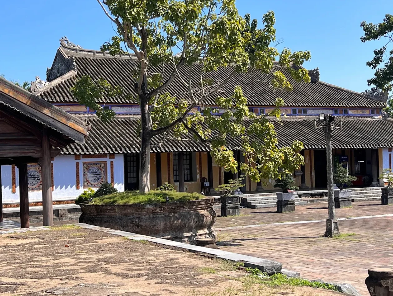 Inside the Imperial City in Hue, Vietnam - detail 2