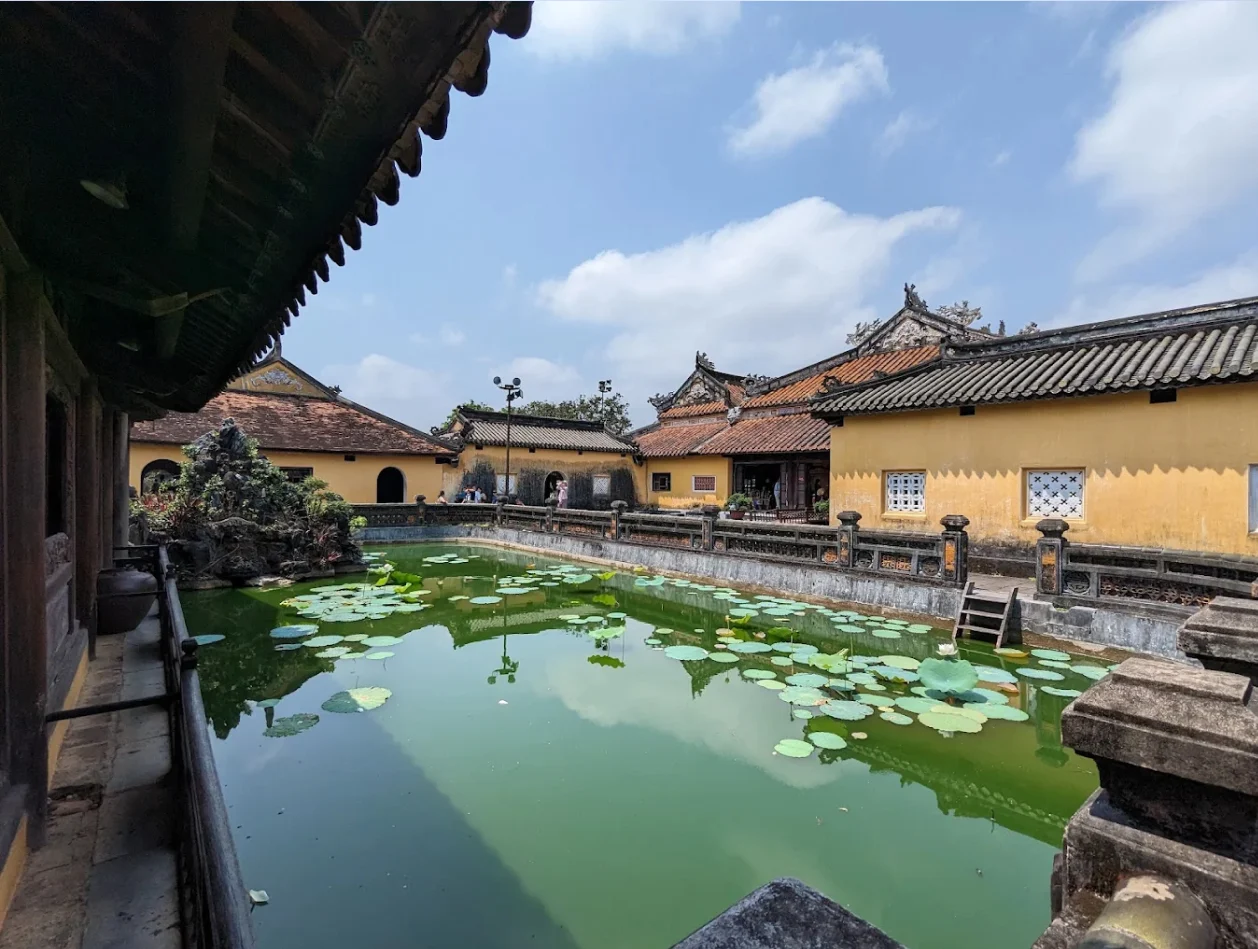 Inside the Imperial City in Hue, Vietnam - detail 3