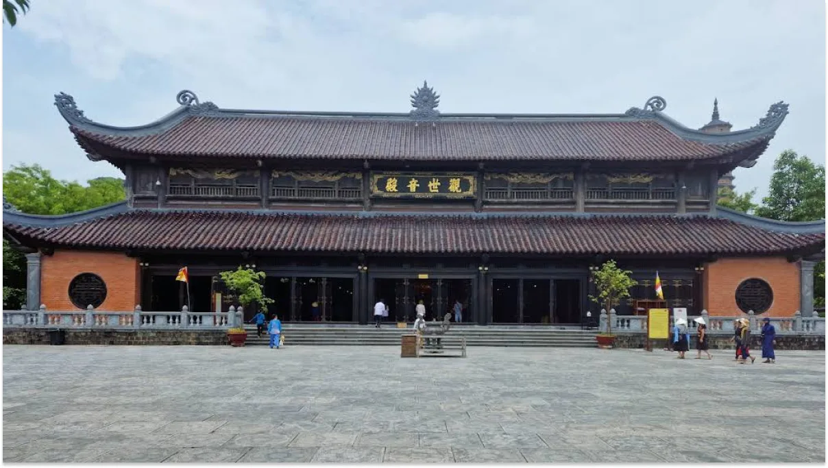 Bai Dinh Pagoda seen from above